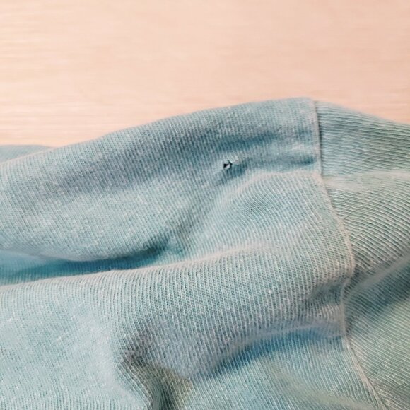 Y2K American Eagle Mens AE Vintage Wash Long-Sleeve Graphic T-Shirt Size XL Teal - Picture 6 of 8